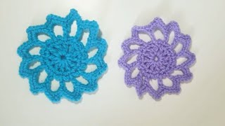 How To Crochet Coasters English Version  Reupload [upl. by Lenka]