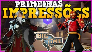 BIG TIME  PRIMEIRAS IMPRESSÕESGAMEPLAY  NOVO MMO P2E ⏳ [upl. by Ahaelam922]