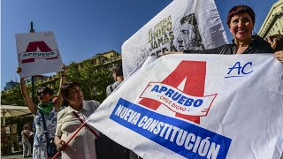 Protesthit Chile ponders rewriting Pinochets constitution [upl. by Renraw]