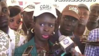 politiqueThérèse Faye Diouf lopposition nest pas républicaine [upl. by Aerdnna148]