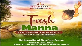 Daily Fresh Manna with Pastor C Vutabwashe [upl. by Norad]