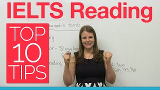 IELTS Reading Top 10 Tips [upl. by Eusoj210]