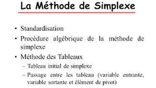 Recherche Opérationnel exercice Simplexe amp Dualité P3 [upl. by Krebs]