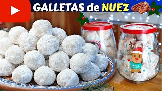 🎁Cómo hacer BolitasBesos de Nuez Galletas FÁCILES para NAVIDAD🎄Dulce Hogar Recetas💕 [upl. by Shimberg201]