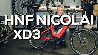 HNF Nicolai XD3 All Terrain eBike Gates Carbon Modell 2022 [upl. by Fechter272]