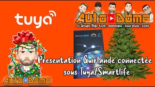 comment connecter et décorer votre sapin avec la guirlande connectée sous TUYA  Smartlife [upl. by Akenna]