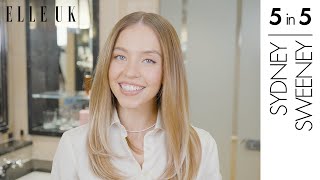 Sydney Sweeney Shares Her Five Essential Beauty Products  ELLE UK [upl. by Hyo671]