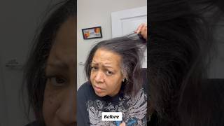 Bigen Semi Permanent Hair Color  light copper brown Let’s Get Rid Of This Gray naturalhair [upl. by Blondy]