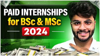 How to get Paid Internships in BSc amp MSC India amp Abroad [upl. by Ekez]