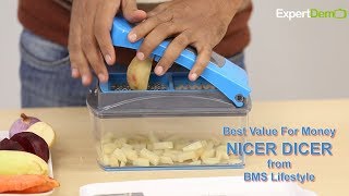 BMS Compact Nicer Dicer for all kitchen cutting needs Best budget dicer for daily needs [upl. by Ettenowtna]