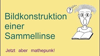 Bildkonstruktion für Sammellinsen [upl. by Niuqaoj]