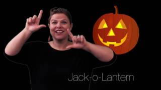 Halloween ASL Vocabulary [upl. by Ivad369]