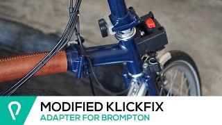 QR036 Modified Klickfix adapter for Brompton [upl. by Weinert]