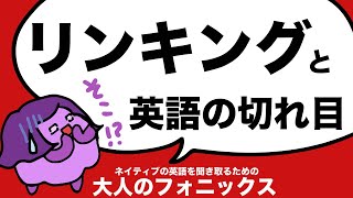 ネイティブの英語が聞き取れないのは、音の切れ目をまちがえてるから？英語のリンキング（リエゾン）英語と日本語の音節の違い・大人のフォニックス173 [upl. by Lael]