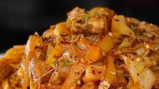 Chicken And cabbage stir fry recipe  how to make chicken cabbage stir fry  chicken cabbage fry [upl. by Dusza686]