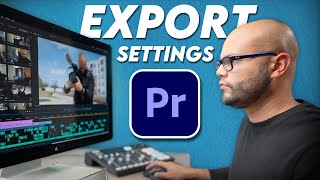 How To Export Video in Premiere Pro  Best YouTube Settings [upl. by Gnuy]