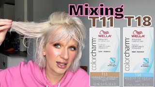 Mixing Wella T18 And Wella T11 On My Hair [upl. by Loy]