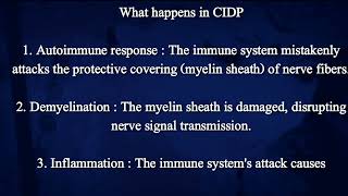 WHAT IS CIDP [upl. by Melvin154]