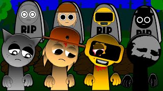 INCREDIBOX SPRUNKI ПОГИБЛИ RIP ГРУСТНАЯ ИСТОРИЯ ТЮННЕР БЛЭК ГРЕЙ ГАРНОЛЬД СПРУНКИ Мультик Анимация [upl. by Sunshine]