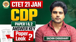 CTET 21 JAN 2024 Paper Leak  Sachin choudhary live 8pm [upl. by Virgy]