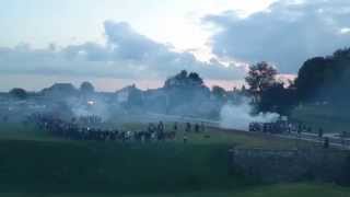 Reconstitution Historique  Bicentenaire du siège de 1815 à Rocroy le 25 Juillet 2015 [upl. by Hajin]