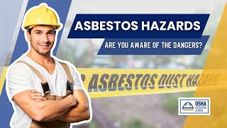 Asbestos Training  OSHAApproved  Workplace Safety Certification [upl. by Ayerf]