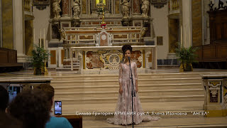 Исполнение песни Ангел в церкви BASILICA LANCIANO ITALY [upl. by Effie]