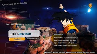 Como saber si has completado el 100 de un combate de episodio  Dragon Ball Sparking Zero [upl. by Citarella]