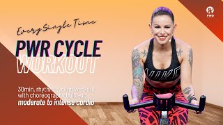 Pedal to the Beat A 30Minute Cycling Routine with Upbeat Moves [upl. by Naenaj]