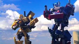 LEGO Transformers Trailer stop motion [upl. by Sellma668]