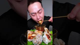 ASMR MUKBANG  EATING TOO MUCH SEA FOOD 해산물  Xinjie ASMR 034 mukbang [upl. by Thesda52]