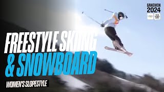 RELIVE  Freestyle Skiing  Snowboard Womens Slopestyle  Gangwon2024 [upl. by Tnecnivleahcim]