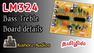 LM324 bass treble board volume control connection [upl. by Attegroeg]