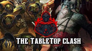 Warhamer Age of sigmar  Battle Report  Ironjawz vs Kruleboyz  The Tabletop Clash [upl. by Adler]