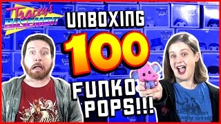 100 FUNKO POP UNBOXING Exclusives Rares Vaulted and Chase Pops MASSIVE Funko Pop Haul [upl. by Turne]