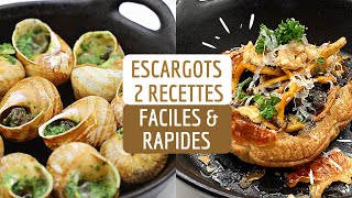 Les escargots en persillade  La tartelette aux escargots [upl. by Aneis]