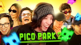 QUACKITY JUEGA PICO PARK 2 CON LA ELITE [upl. by Aihtnic]