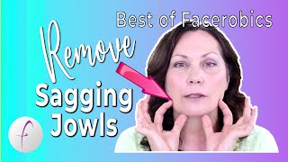 Exercise to LIFT SAGGING JOWLS  Best of Facerobics Series [upl. by Einahpad]