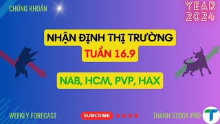 Nhận định thị trường Chứng khoán tuần 1692024 NAB HCM PVP HAX [upl. by Heintz248]