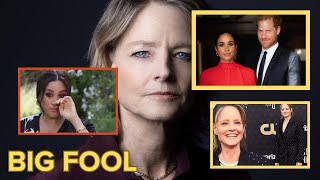 Jodie Foster Takes a Jab at Meghan During True Detective Meghan Interest in Acting in the Film [upl. by Nydnarb]