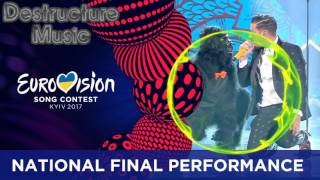 Francesco Gabbani  Occidentalis Karma Italy Eurovision 2017  Destructure Music [upl. by Hayikaz945]