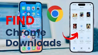 How To View Chrome Downloads On iPhone [upl. by Eatton]