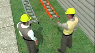 ElectrocutionWork Safely with Ladders Near Power Lines [upl. by Schoenburg]