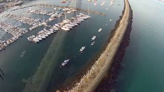 Gulls Eye View of Brixham Harbour  Bayangtoys X21Drone  GitUp Git2 [upl. by Oxford226]