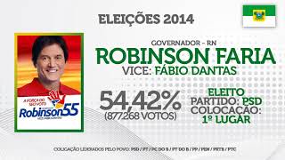 Robinson Faria  Jingle quotÉ Robinson Governadorquot Eleições 2014  Rio Grande do Norte [upl. by Pineda]