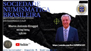 Entrevista com numismata  Marco Kroggel [upl. by Sivatnod]