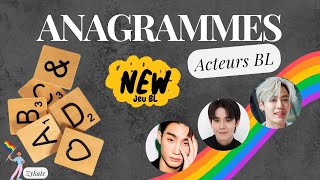 NEW Jeu BL 🌈  Anagrammes Acteurs BL  Zykate [upl. by Amsirac242]