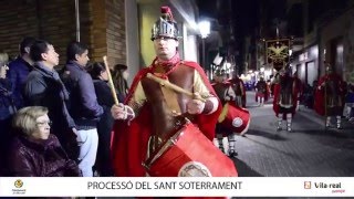 La Setmana Santa de Vilareal celebra la processó del Sant Soterrament [upl. by Gatias4]