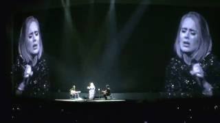 A Million Years Ago acoustic  Adele  Live Tour 2016  Madison Square Garden NYC 20916 [upl. by Isyad373]