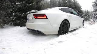 Audi A7 Quattro vs snow [upl. by Artined]